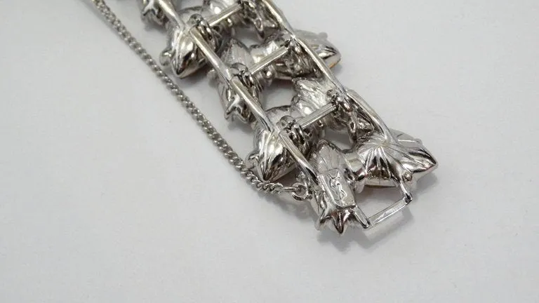 1990s Yves Saint Laurent Rhinestone Bracelet