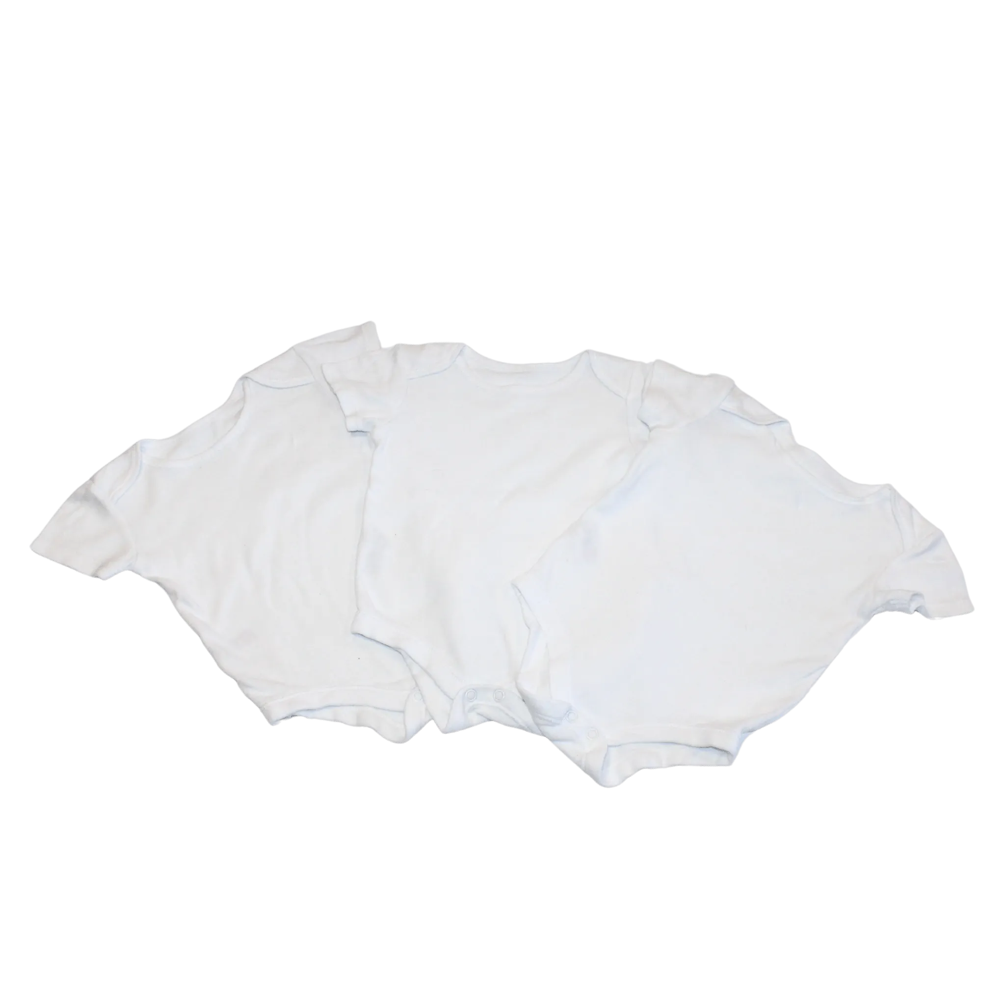 3 x White Vests