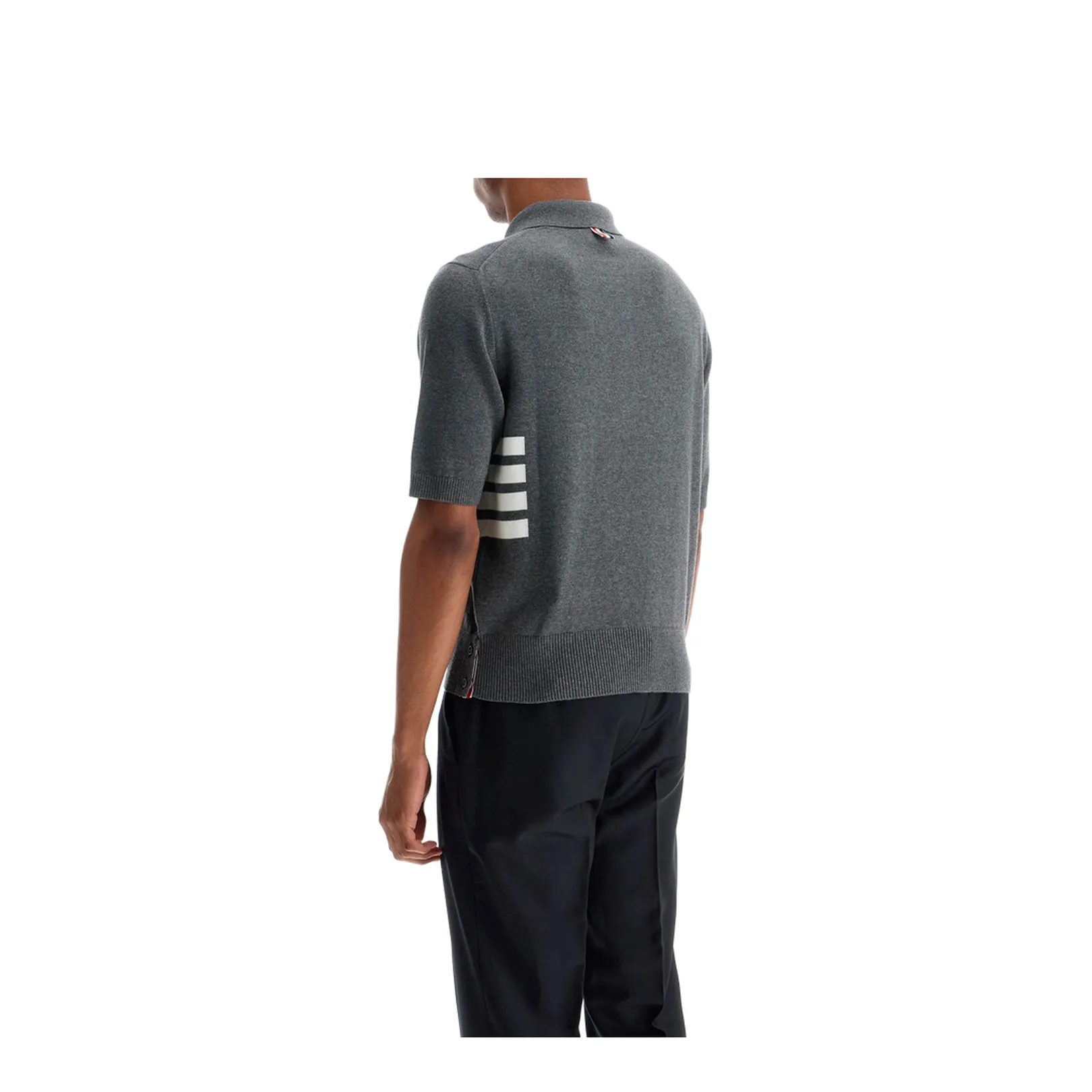 4-Bar Knit Polo Shirt