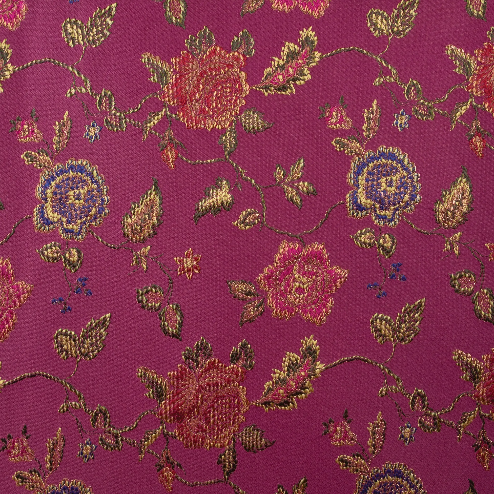 4 Seasons French Brocade Fabric, Floral, Light Pink
