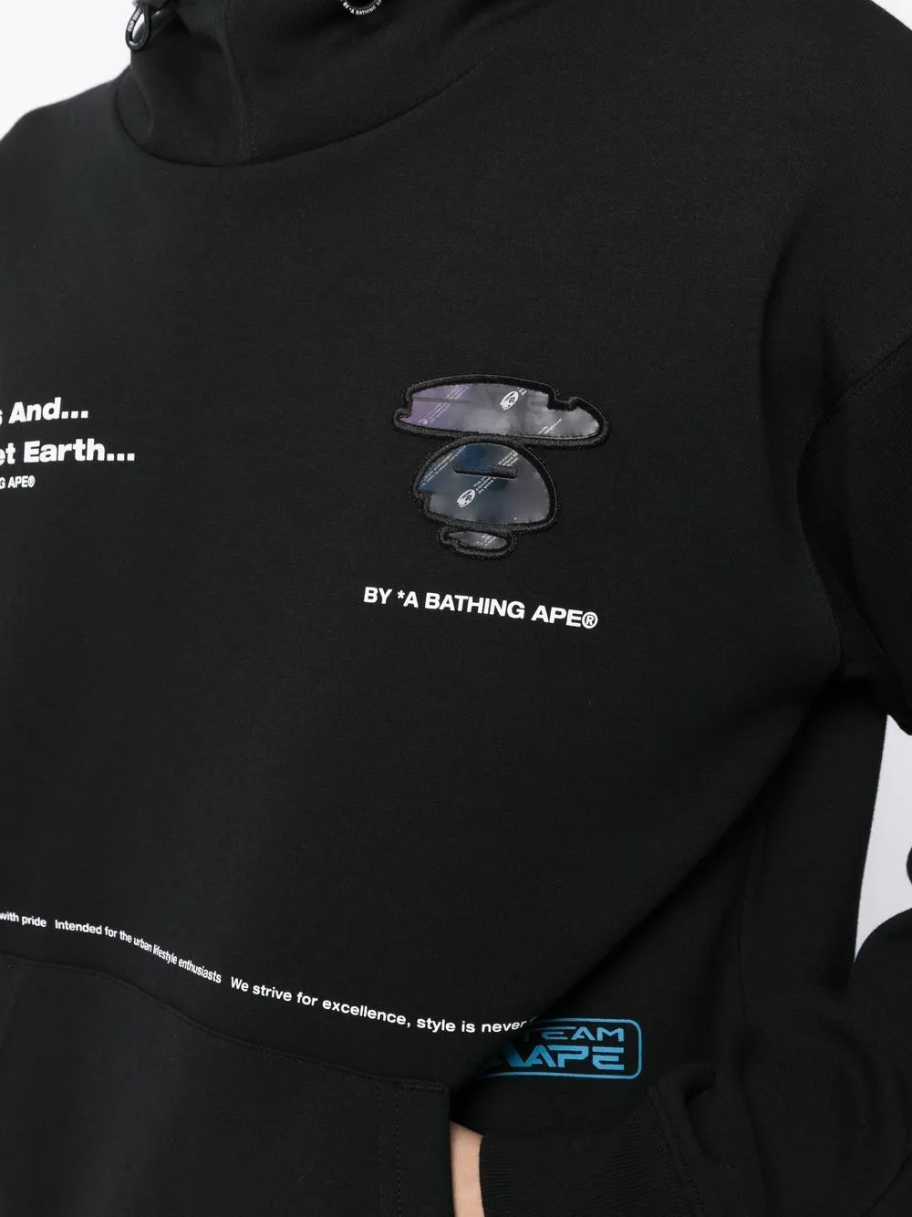 AAPE BY *A BATHING APE® logo-print hoodie
