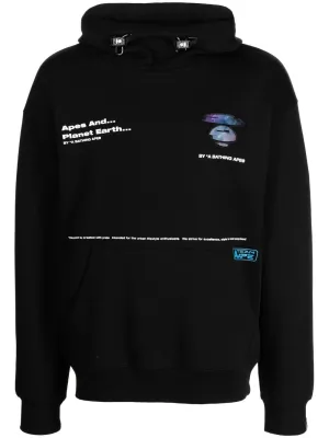 AAPE BY *A BATHING APE® logo-print hoodie