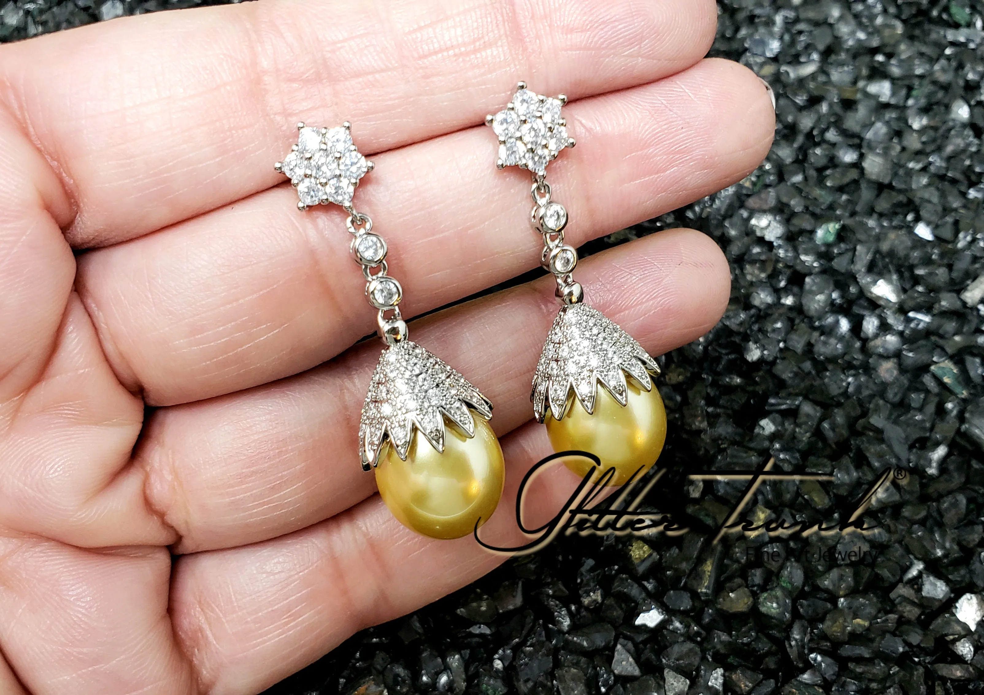 Abigail Fresh Water Pearl Earrings