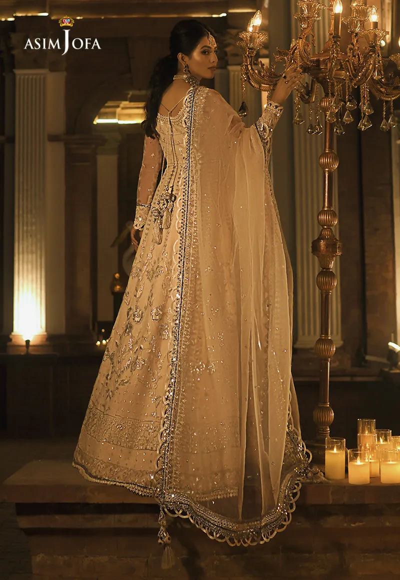 AJST-03 | Asim Jofa Sadqay Tumharay Eid Collection 2022 | Unstitched Embroidered Organza Suits