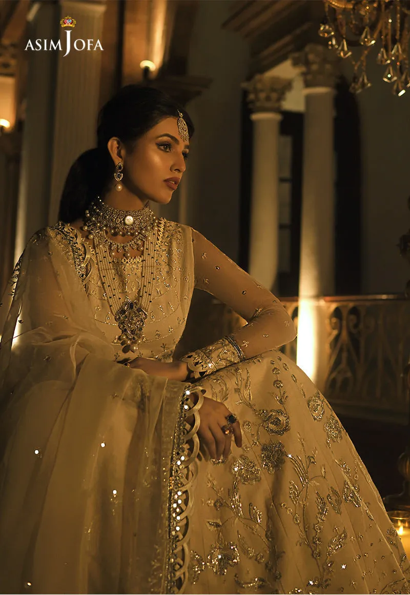 AJST-03 | Asim Jofa Sadqay Tumharay Eid Collection 2022 | Unstitched Embroidered Organza Suits
