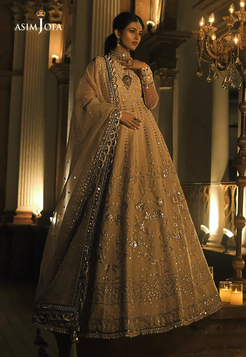 AJST-03 | Asim Jofa Sadqay Tumharay Eid Collection 2022 | Unstitched Embroidered Organza Suits