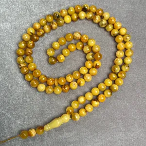 ANTIQUE AMBER MISBAHA 8,1mm 30,7g