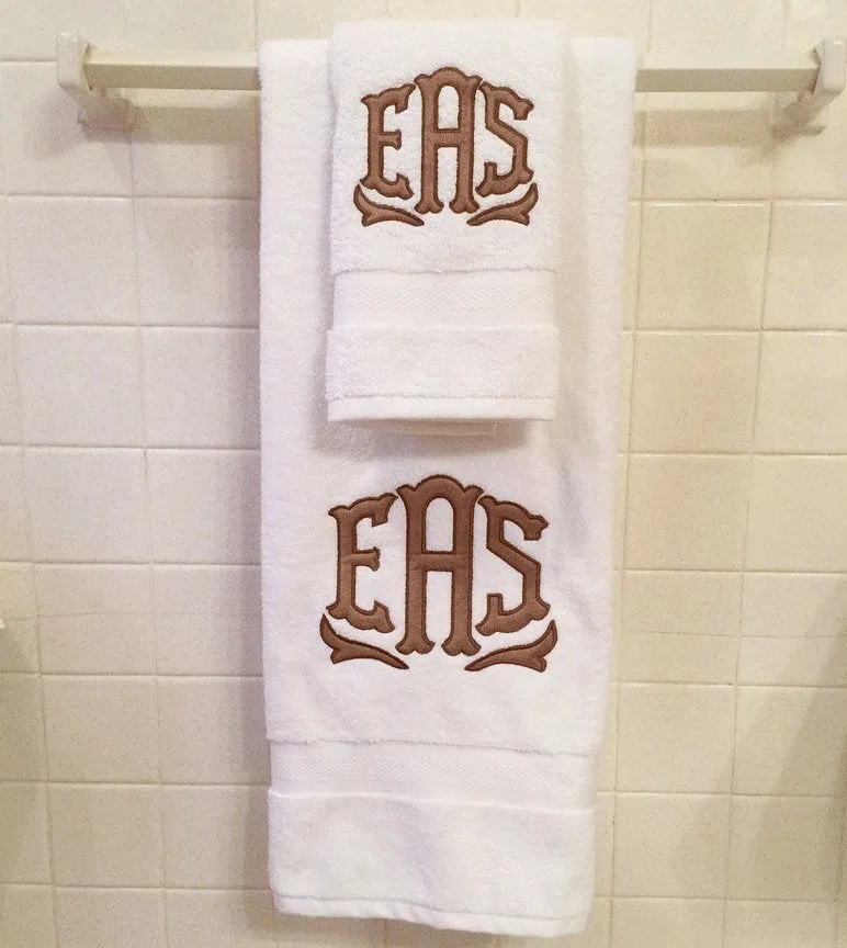 Applique Bath Towel