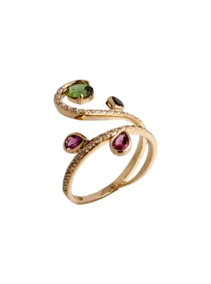 Arabesque Scrolling Wrap Ring