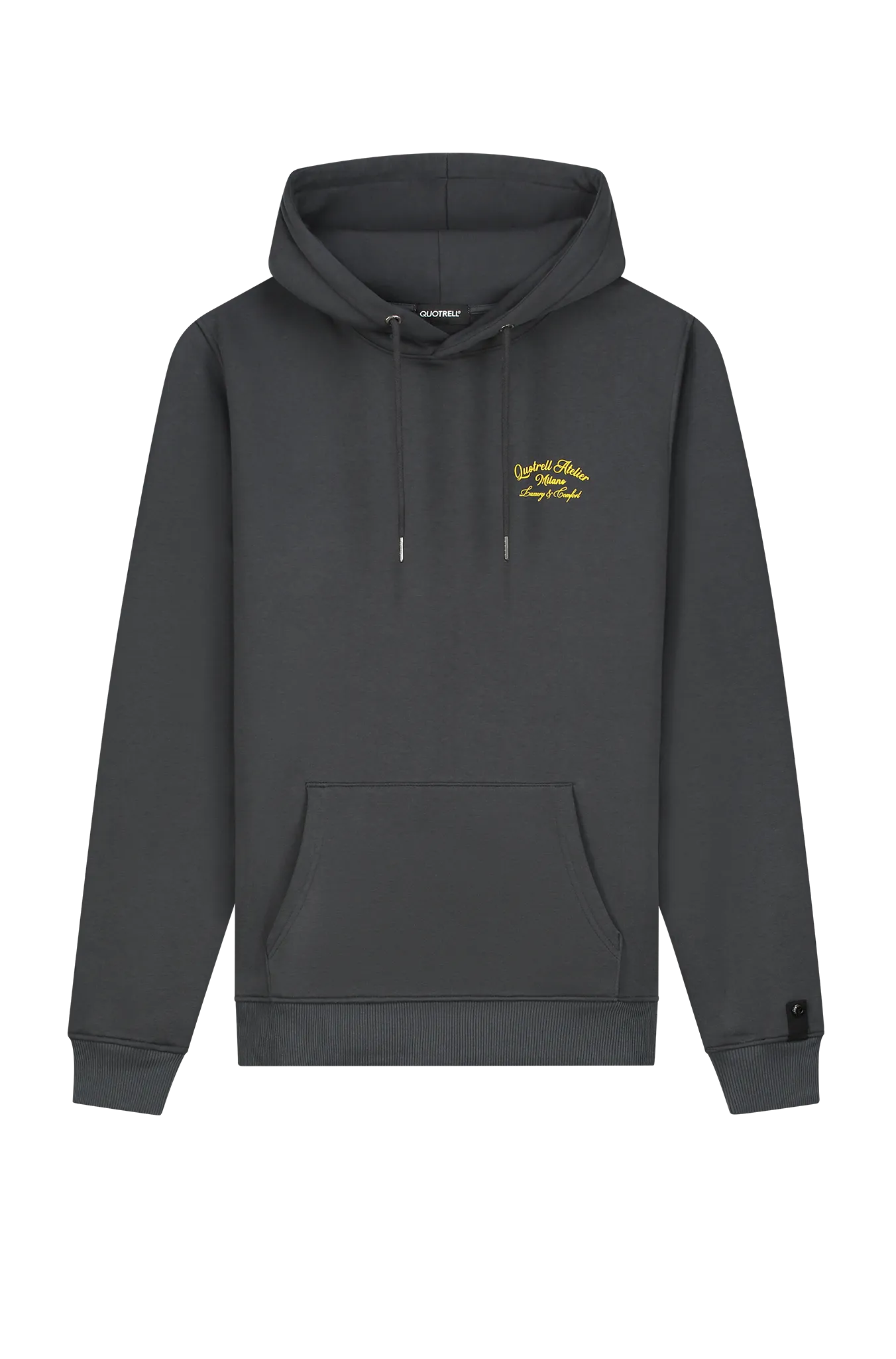 ATELIER MILANO HOODIE | ANTHRACITE/YELLOW
