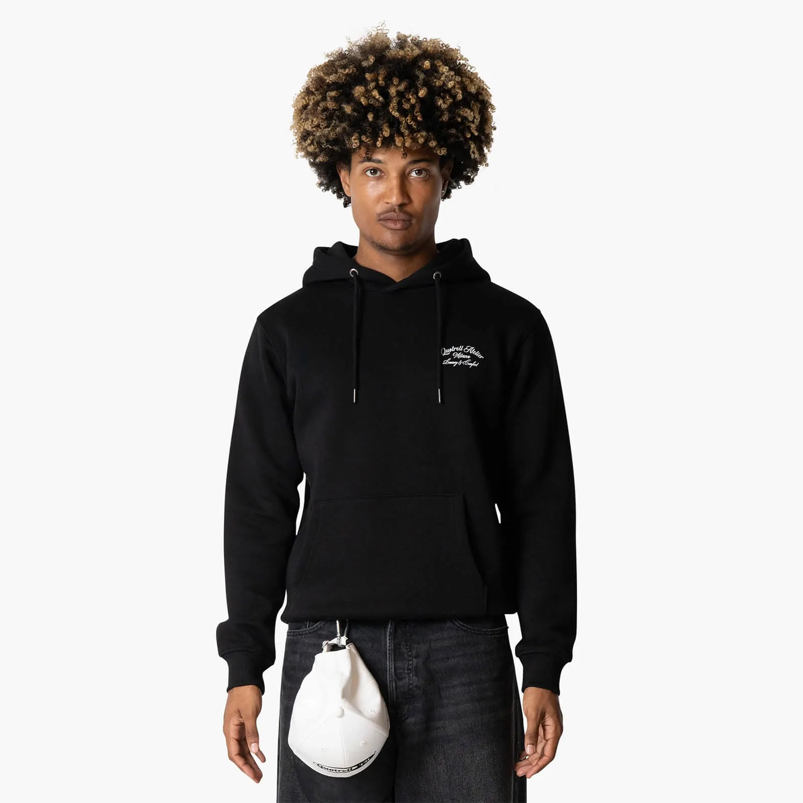 ATELIER MILANO HOODIE | BLACK/WHITE