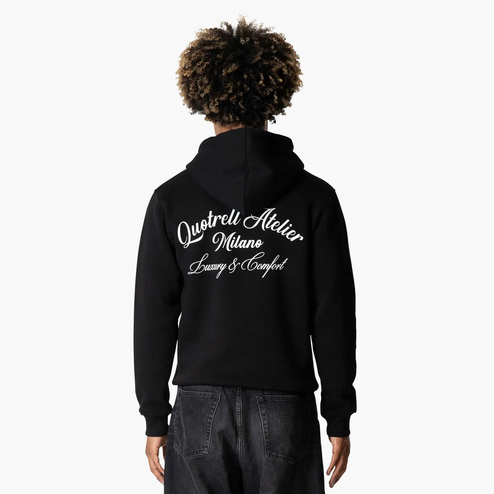 ATELIER MILANO HOODIE | BLACK/WHITE
