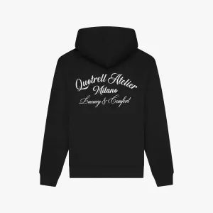 ATELIER MILANO HOODIE | BLACK/WHITE