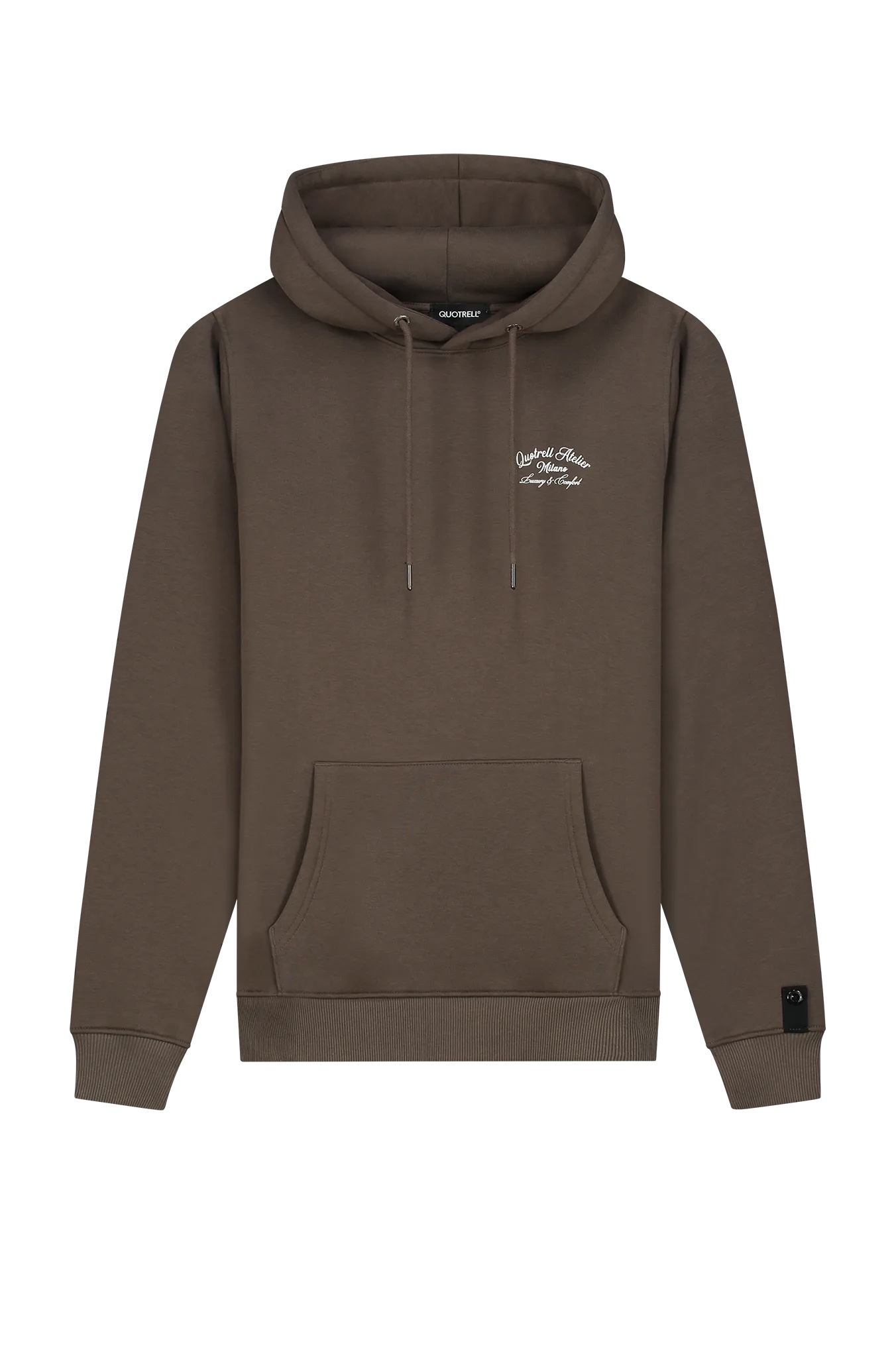 ATELIER MILANO HOODIE | BROWN/WHITE