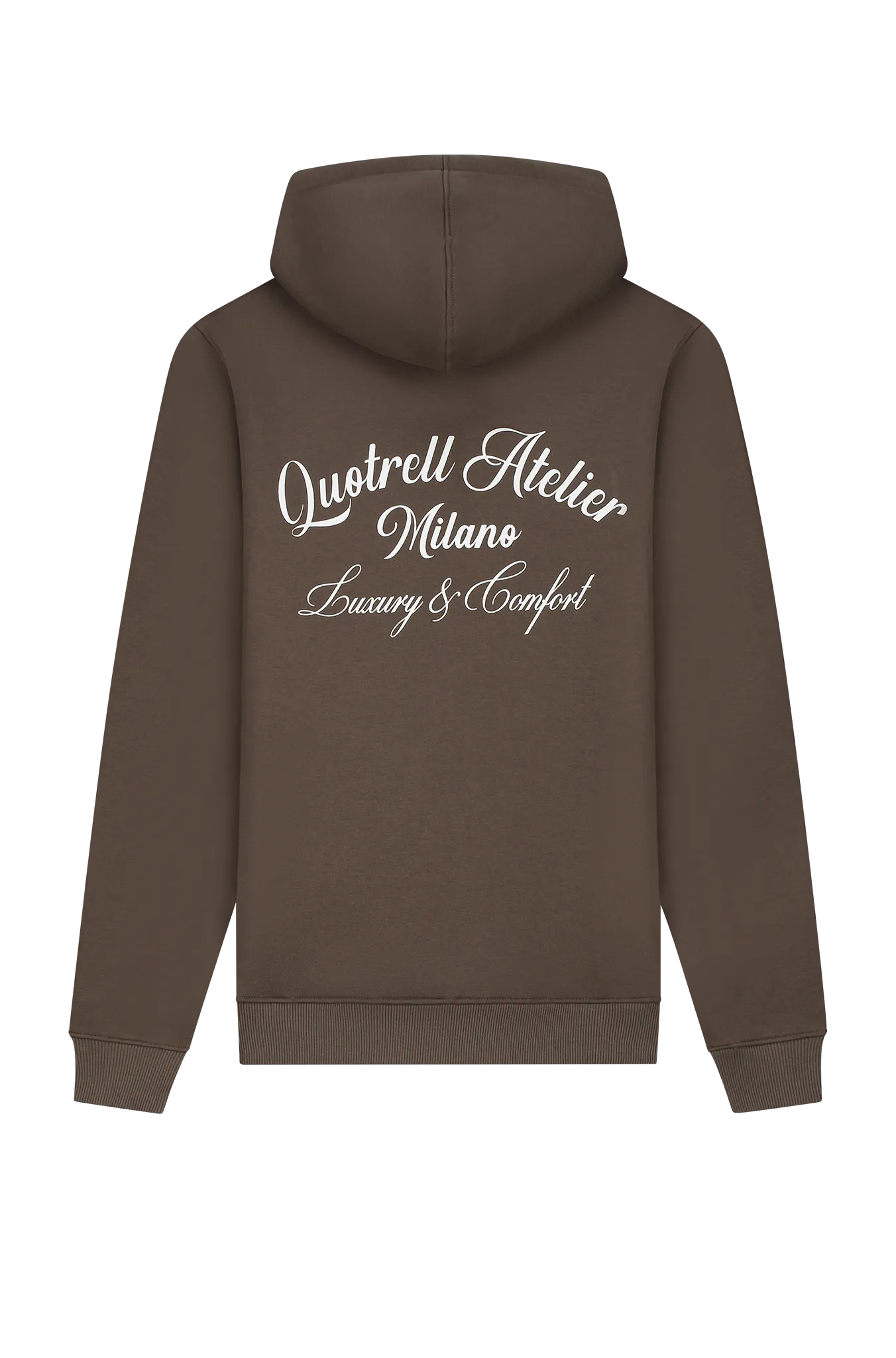 ATELIER MILANO HOODIE | BROWN/WHITE