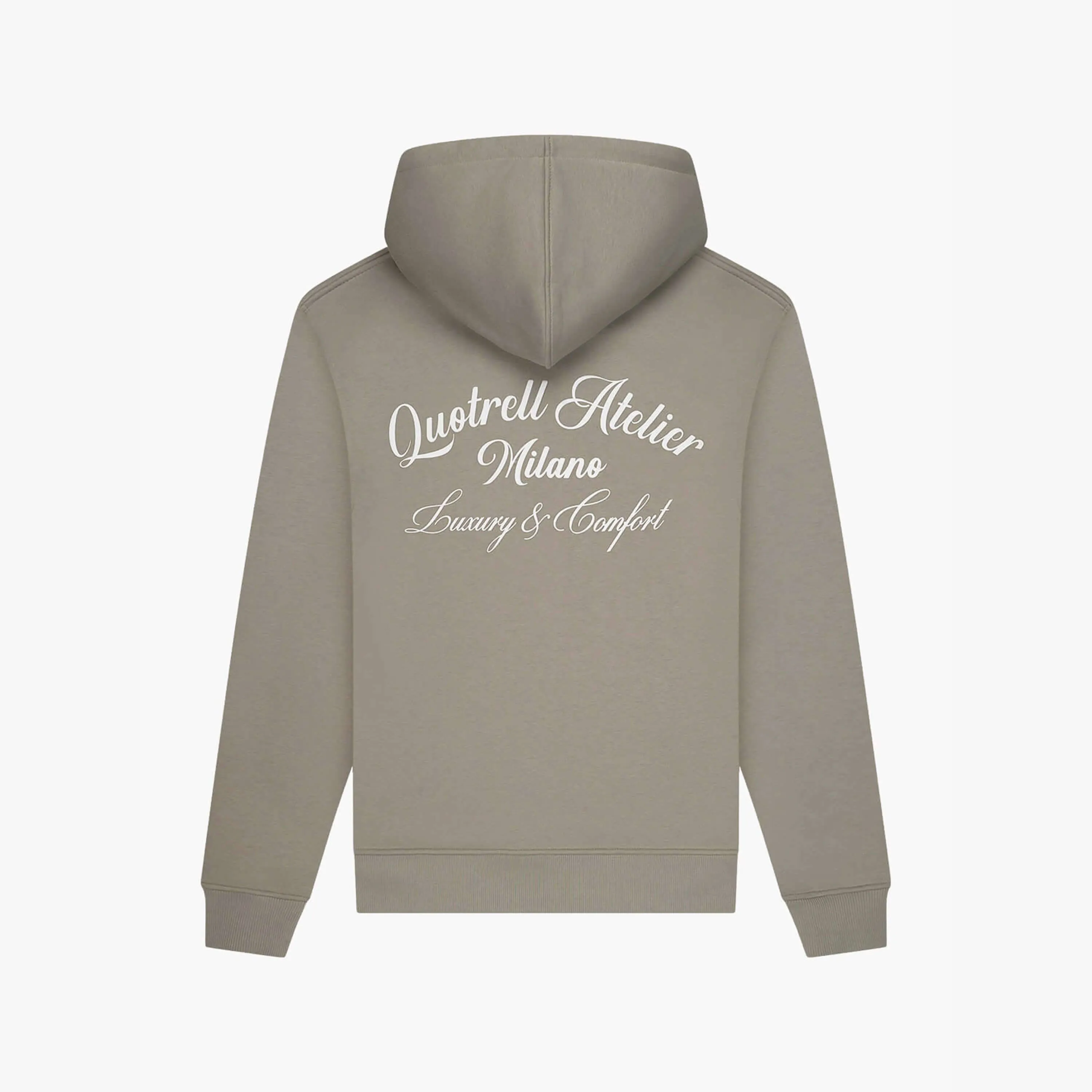 ATELIER MILANO HOODIE | FADED OLIVE/WHITE