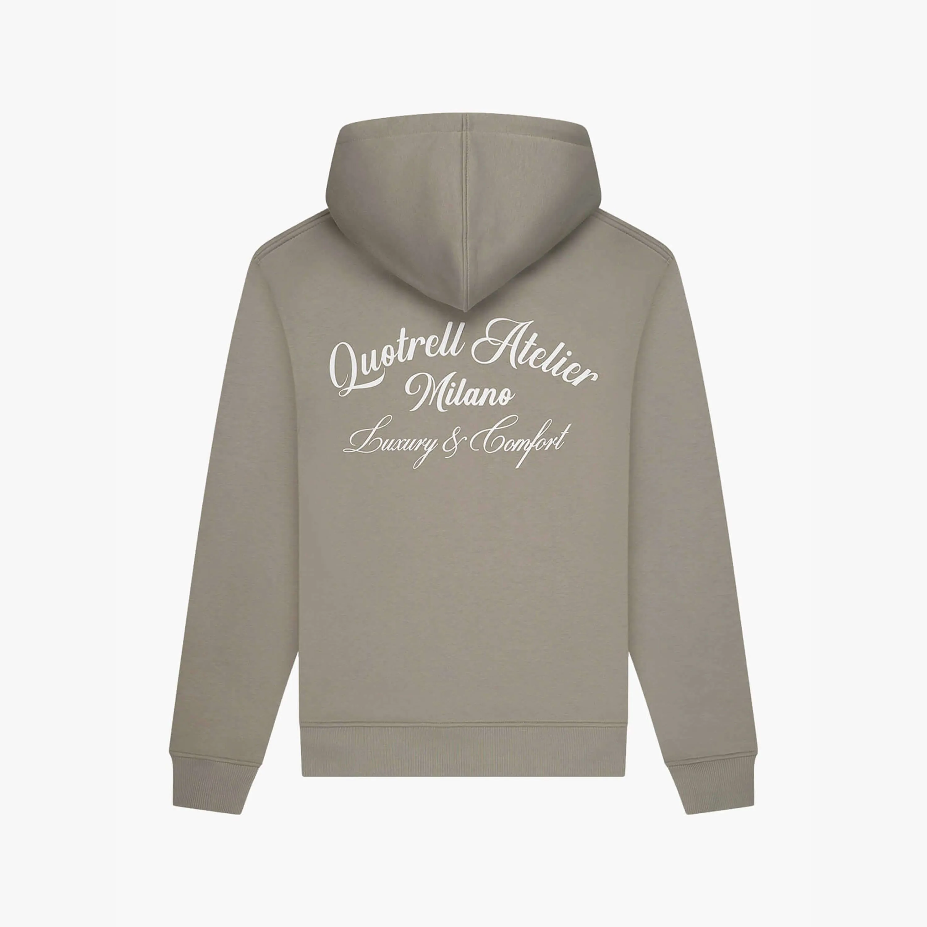 ATELIER MILANO HOODIE | FADED OLIVE/WHITE