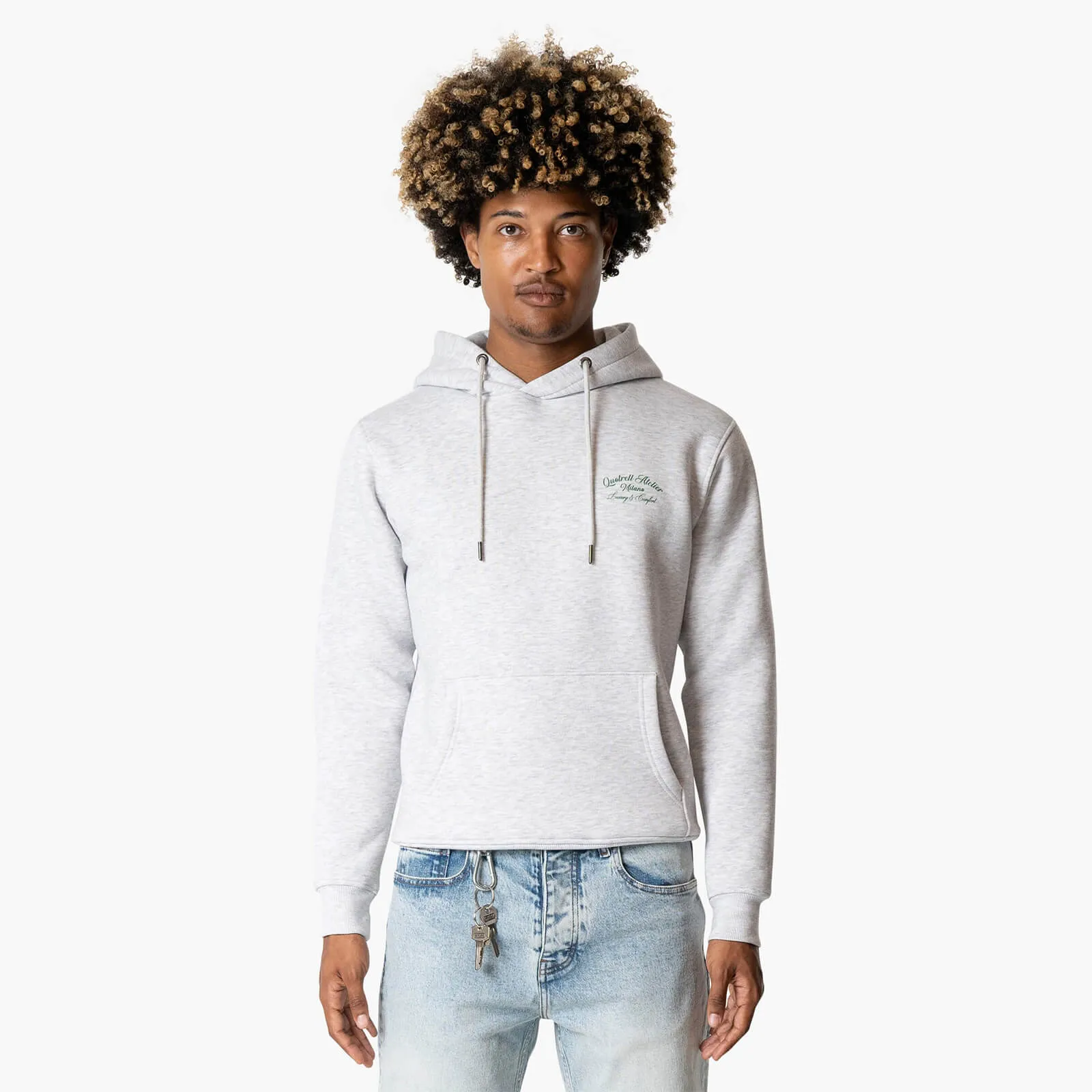 ATELIER MILANO HOODIE | LIGHT GREY MELEE/GRE