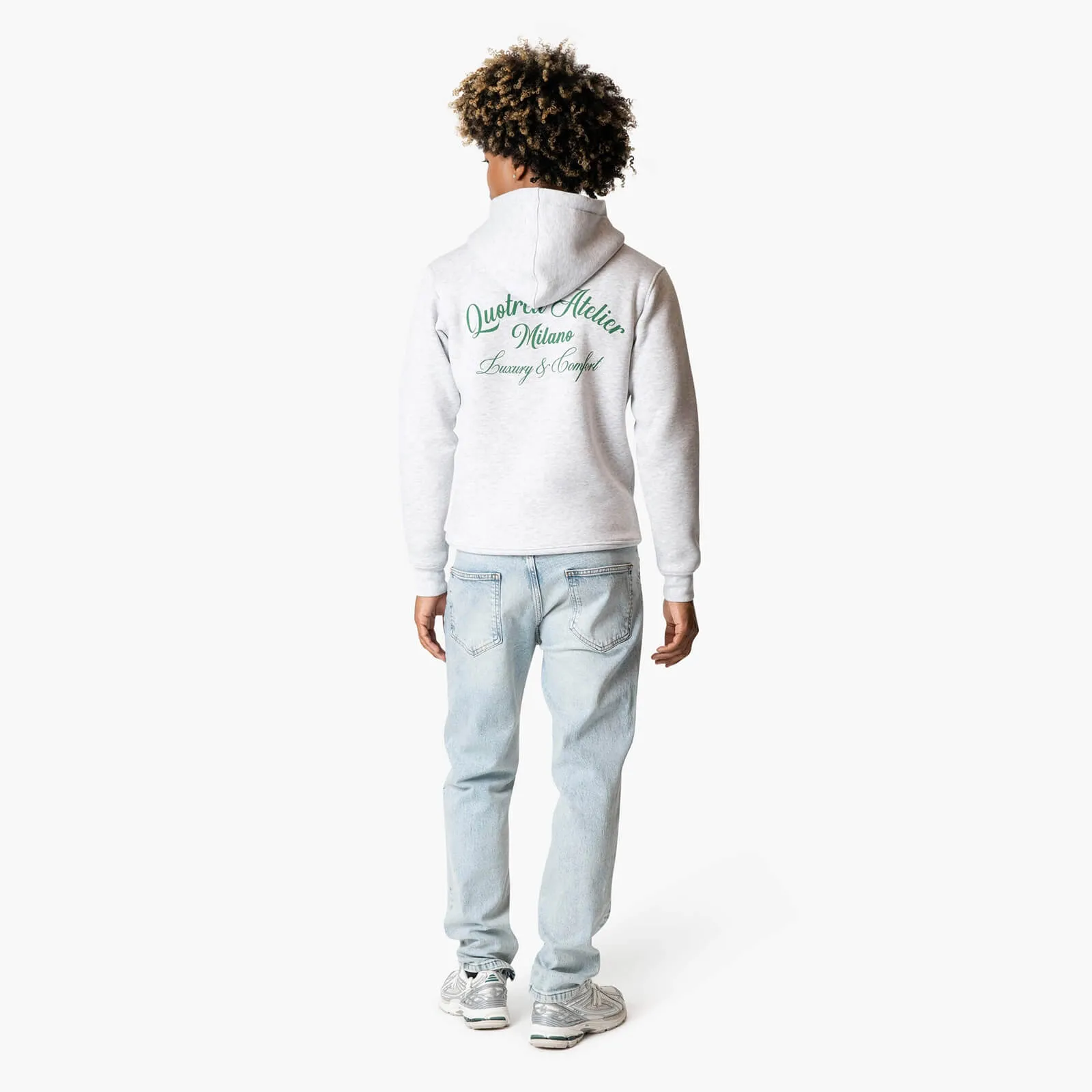ATELIER MILANO HOODIE | LIGHT GREY MELEE/GRE