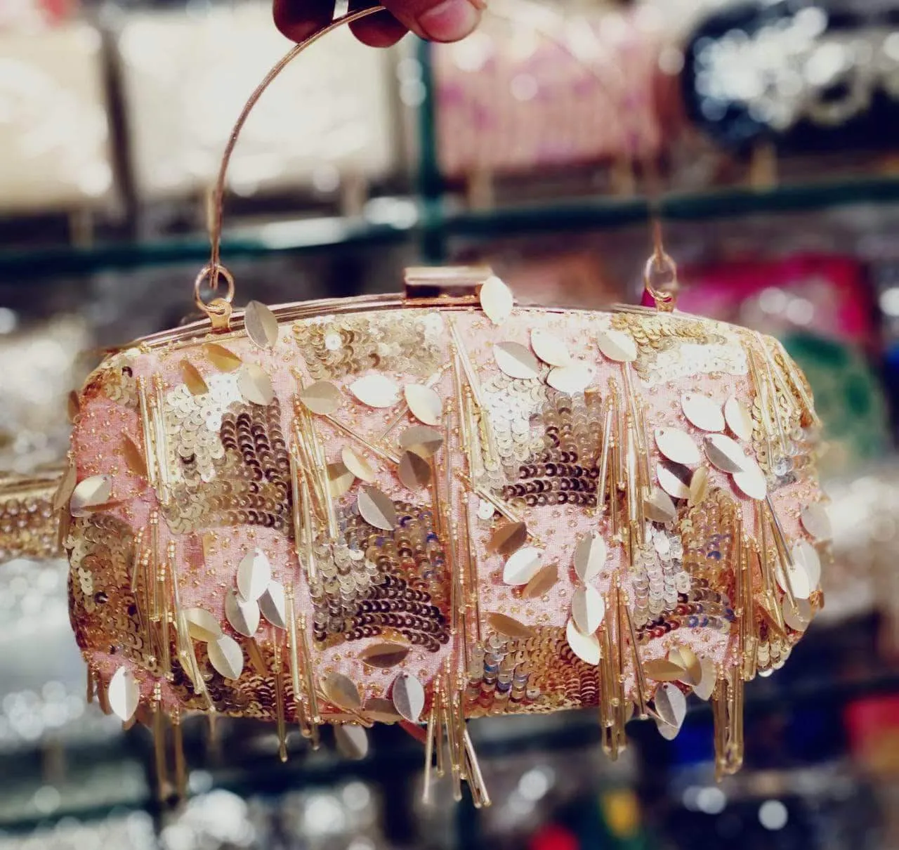 Beautiful Hand-Embroidered Clutch