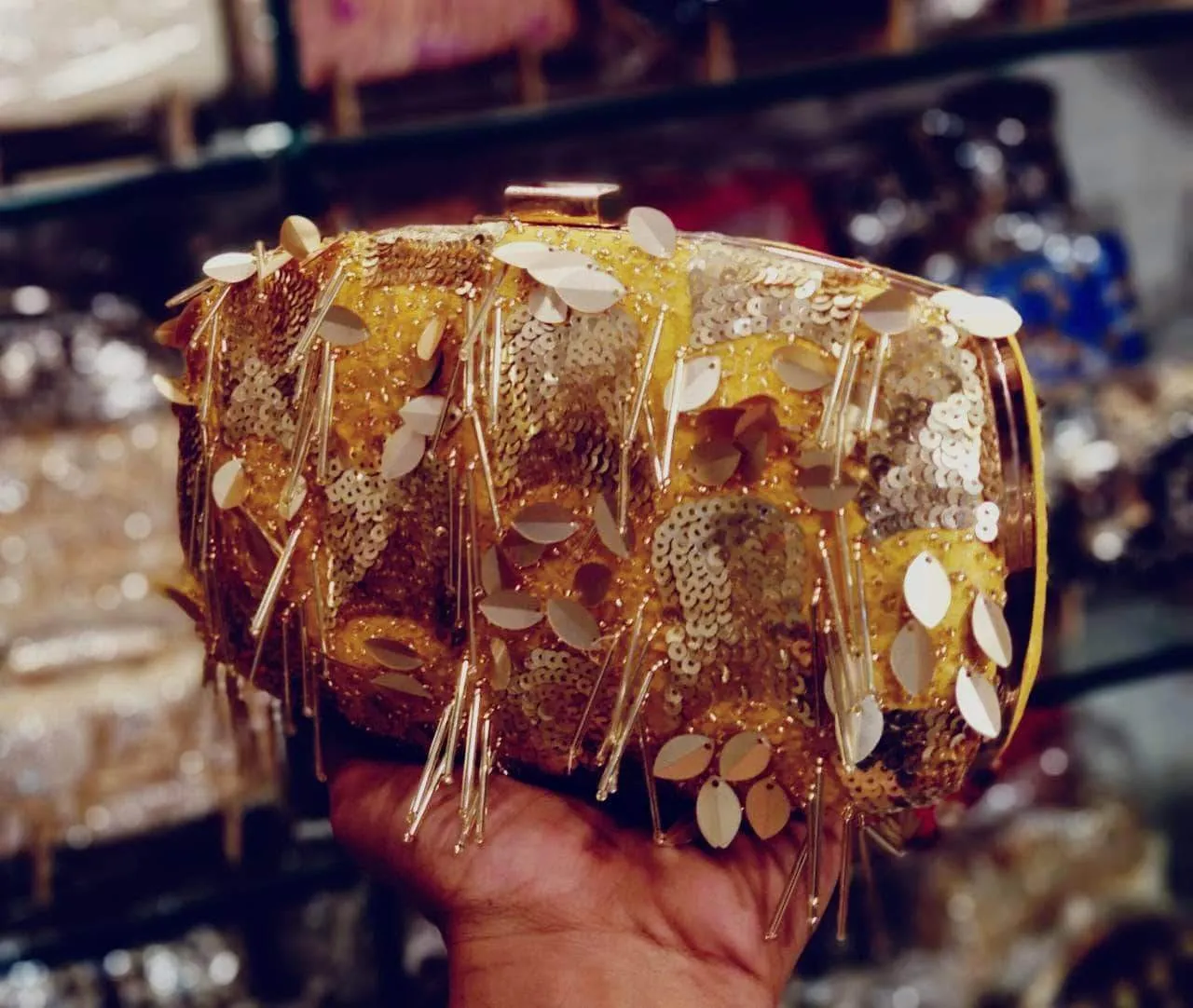 Beautiful Hand-Embroidered Clutch
