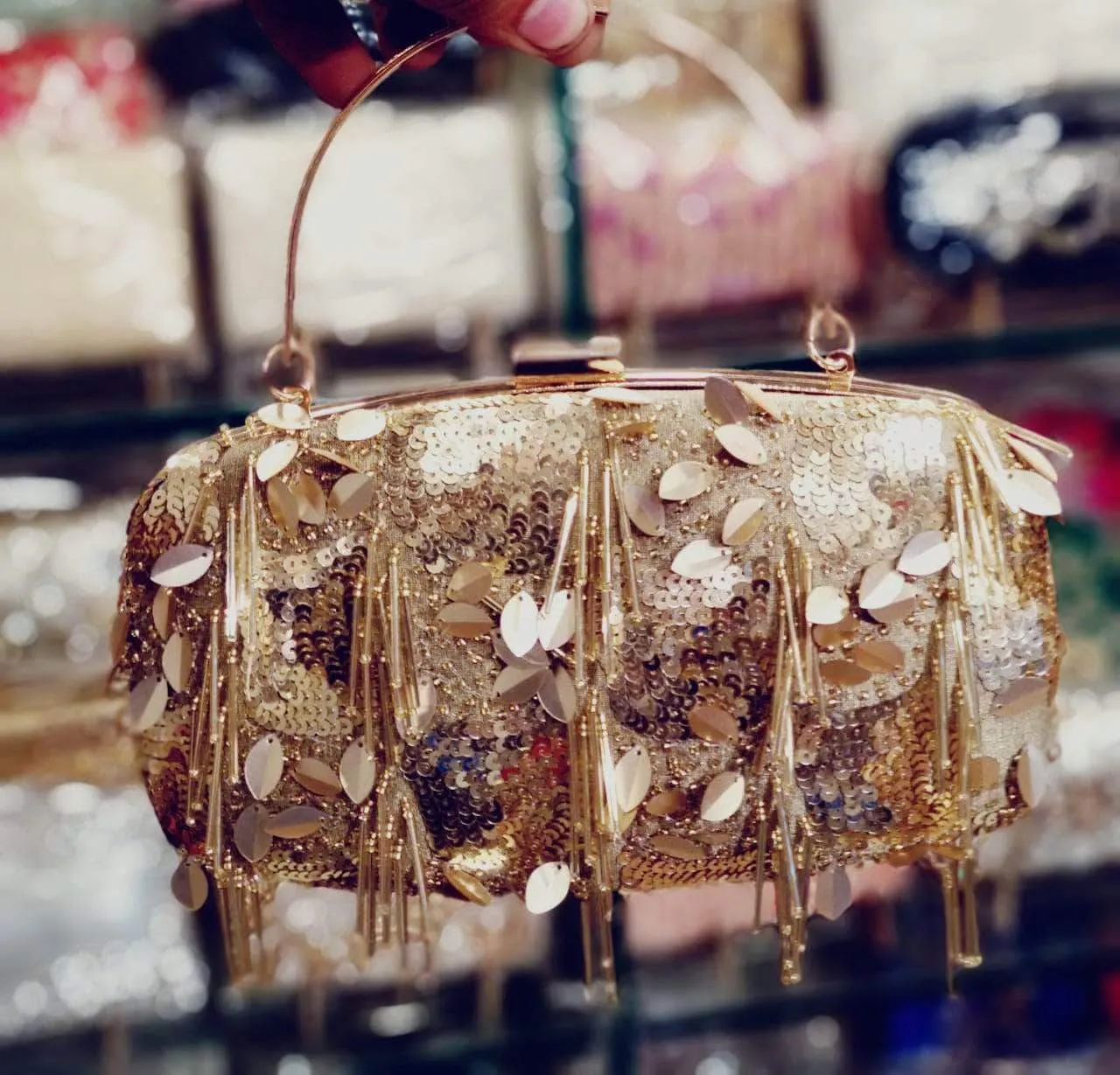 Beautiful Hand-Embroidered Clutch