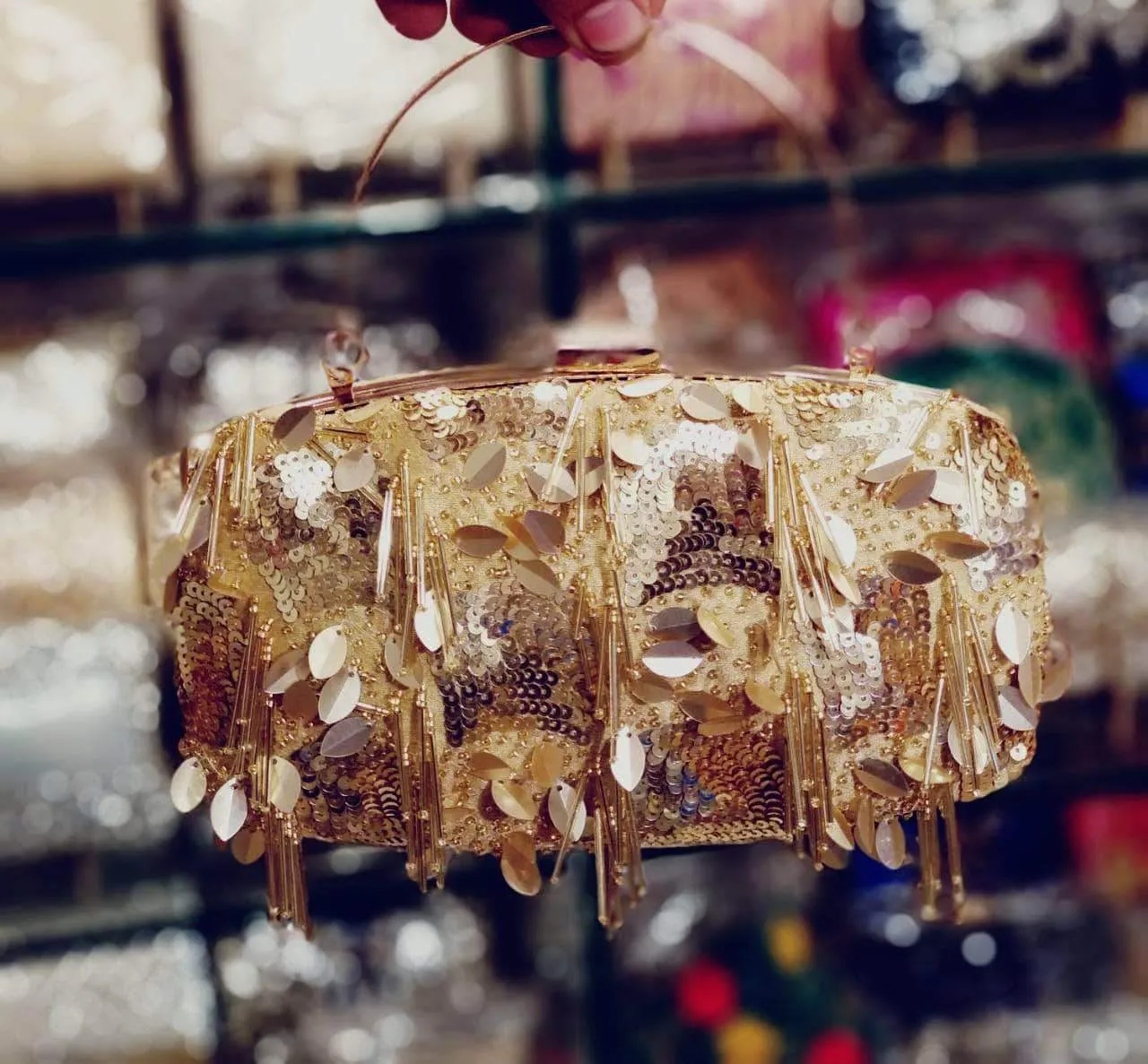 Beautiful Hand-Embroidered Clutch