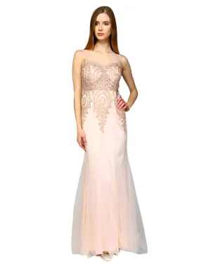 Blush Mermaid Gown