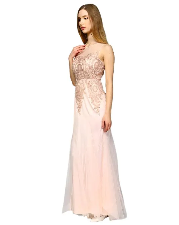 Blush Mermaid Gown