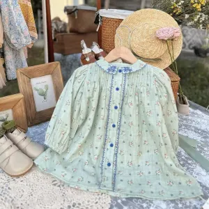 Button Up Floral Dress