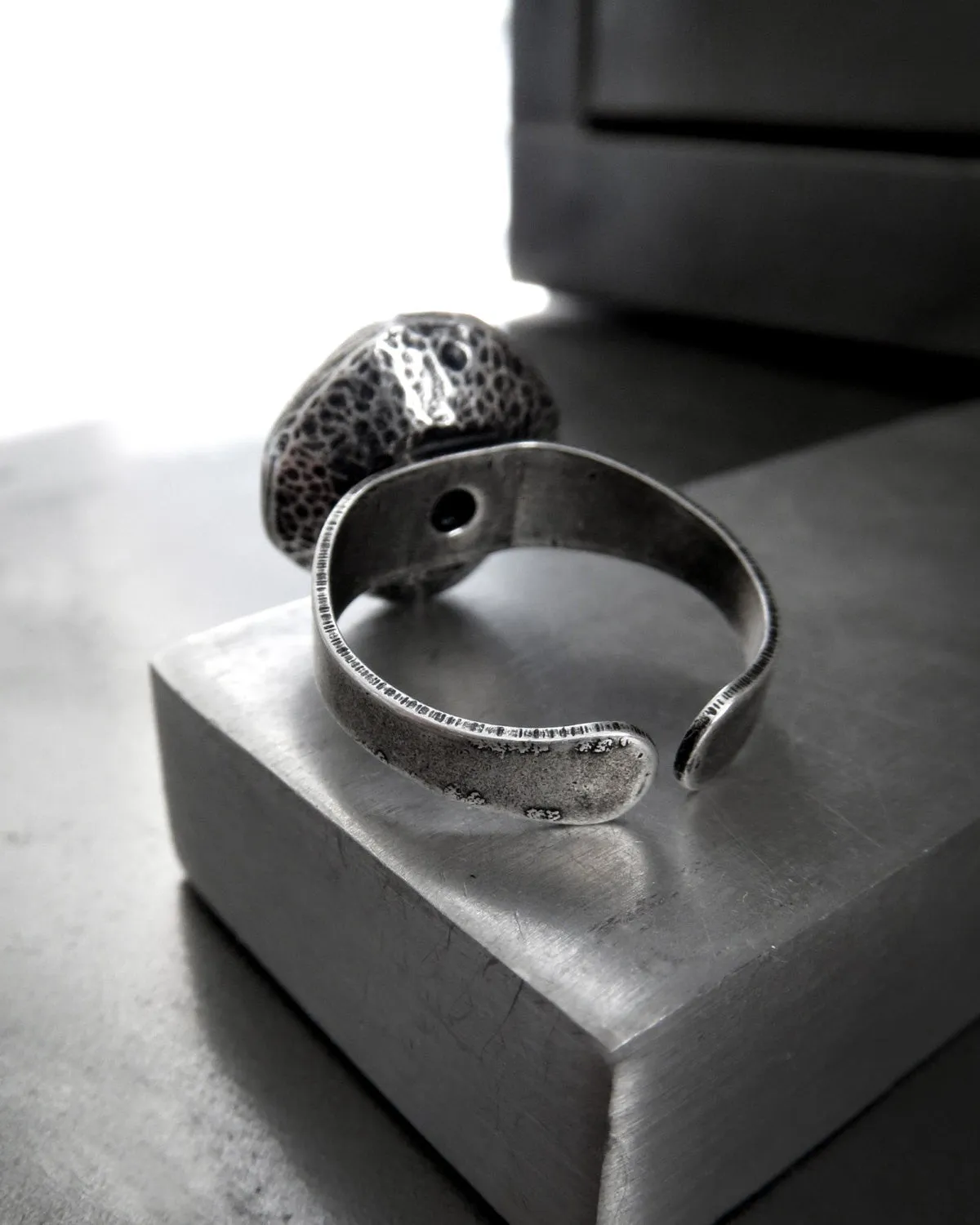 CAROLINA BLUE - Sky Blue Crystal Ring with Silver Adjustable Band