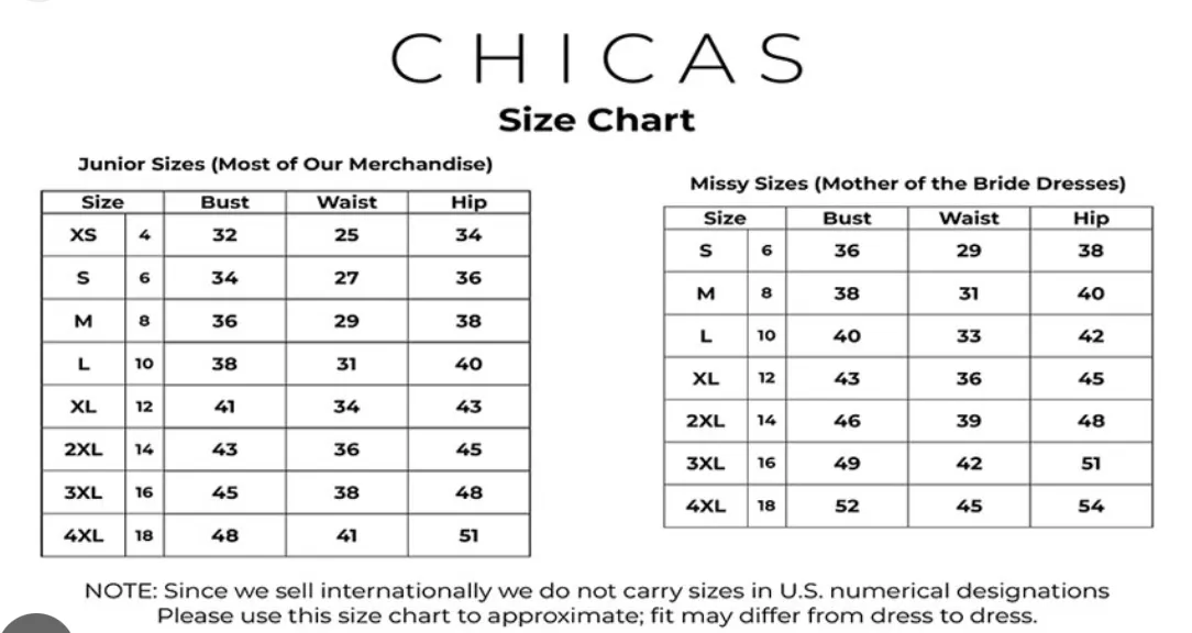 Chicas Evening Gown C7530
