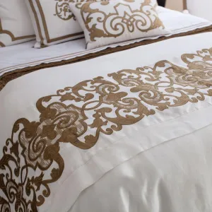 Chloe Mozart Throw with Velvet Applique