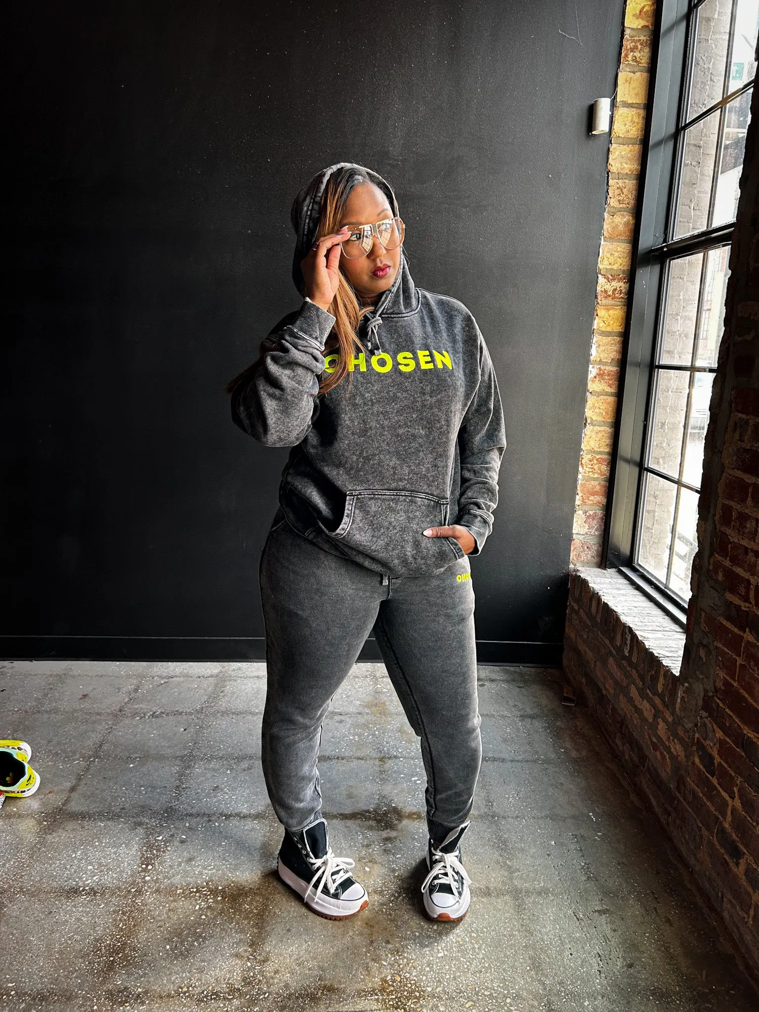 Chosen Embroidered Adult Hoodie