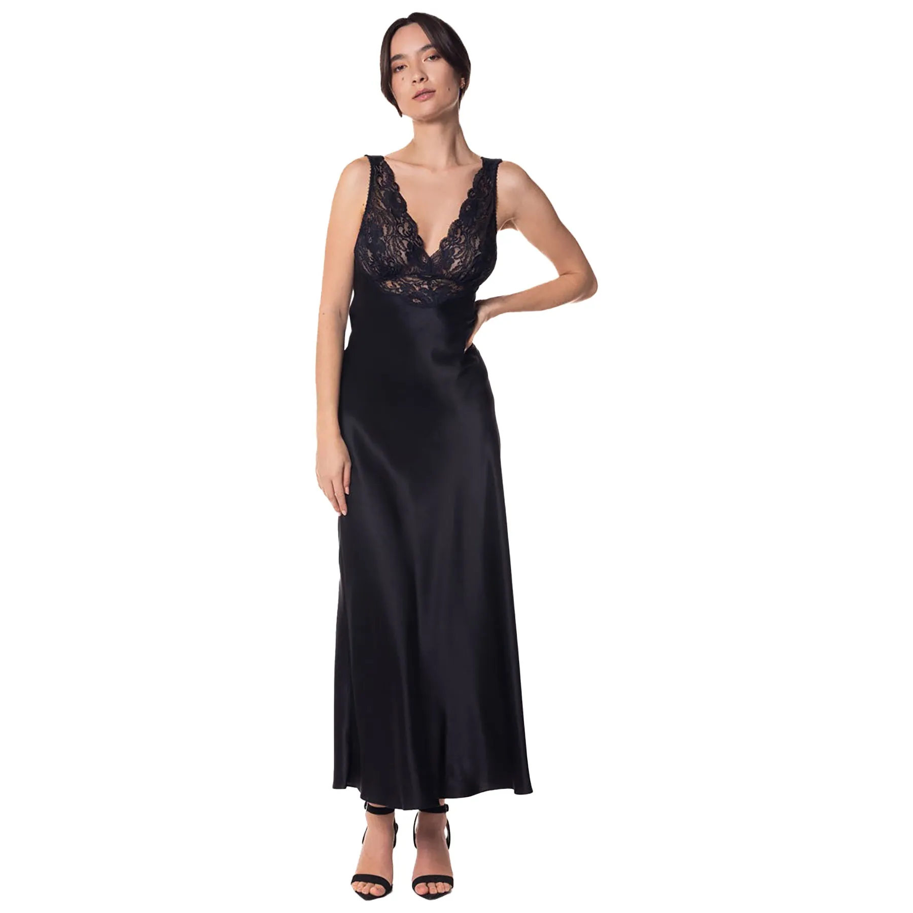 Christine Silk Bijoux Gown