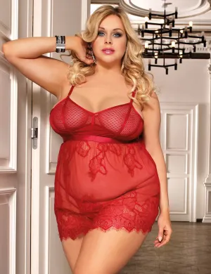Copy of High Quality Elegant Black Lace Sexy Babydoll