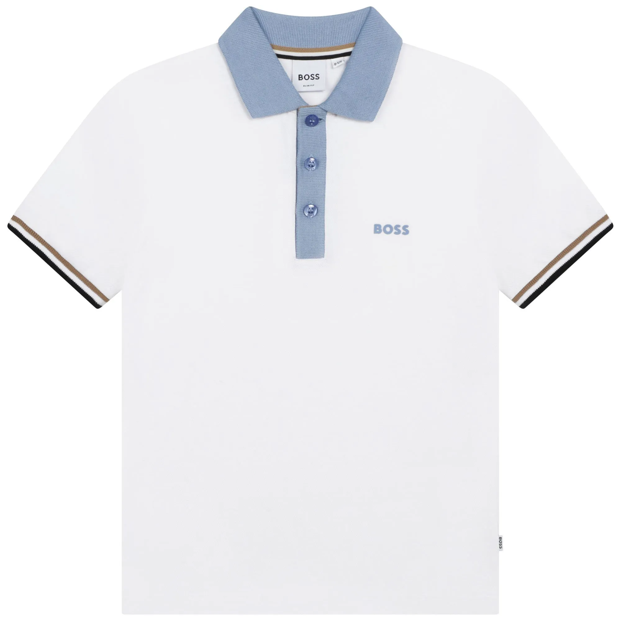 Cotton-Rich Pique Polo Shirt - White