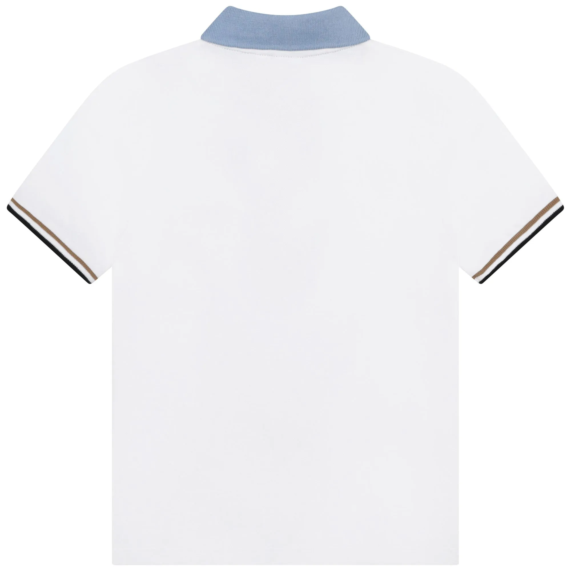 Cotton-Rich Pique Polo Shirt - White