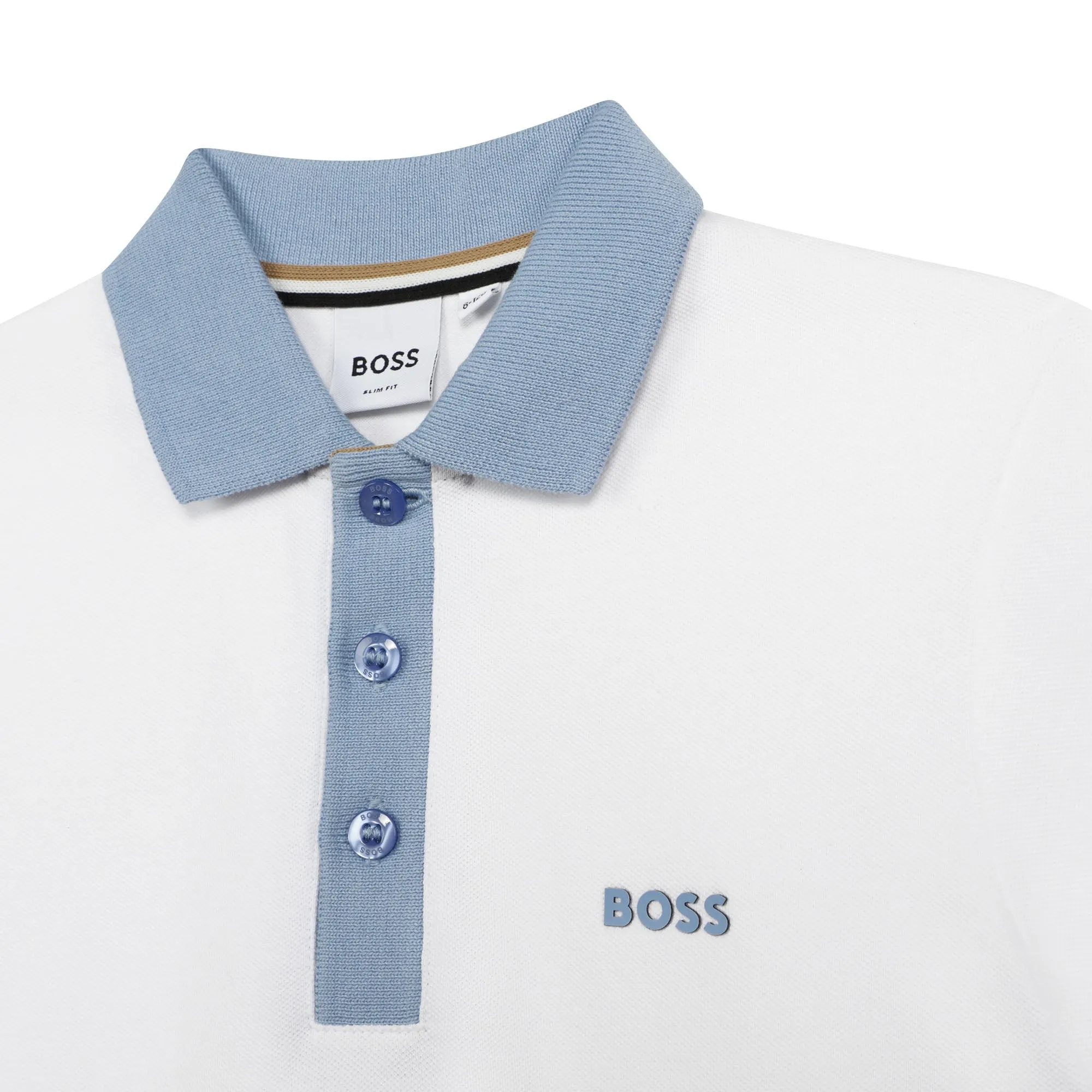 Cotton-Rich Pique Polo Shirt - White