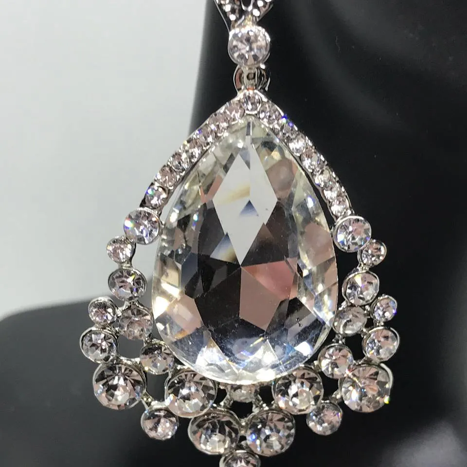 Crystal Teardrop Earrings | 309044