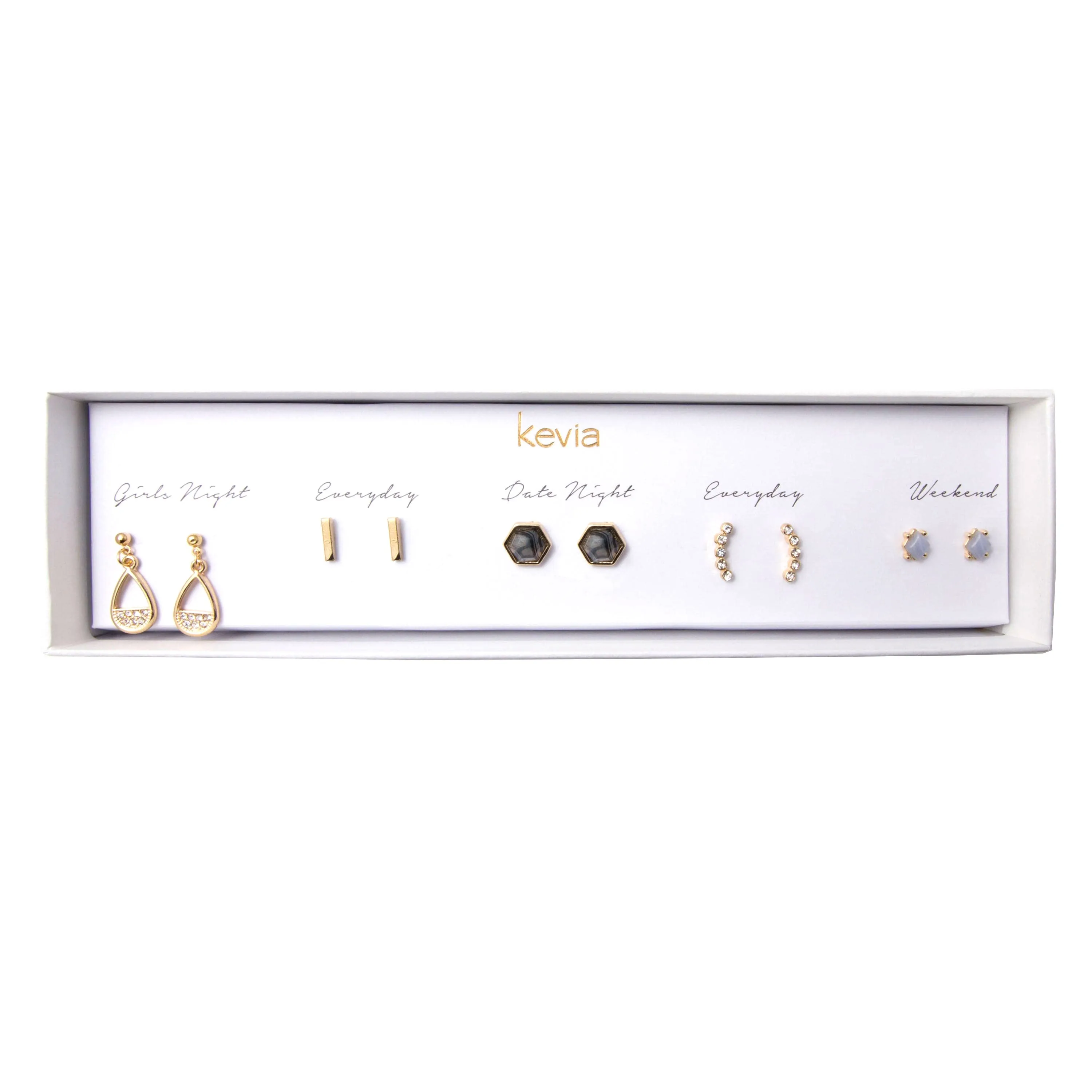 Dazzling Crystal Earring Set