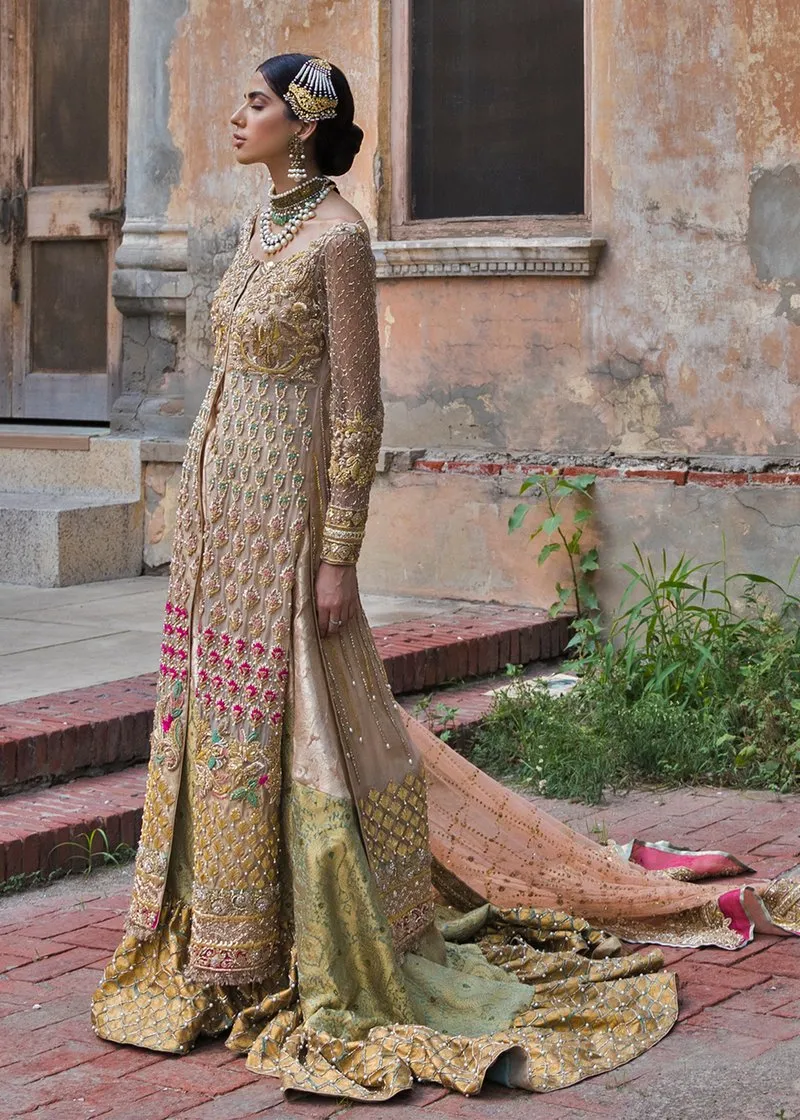 Dreamy Touch of Blooms Bridal Sharara # B2062