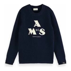 Embroidered Artwork Pullover - Night