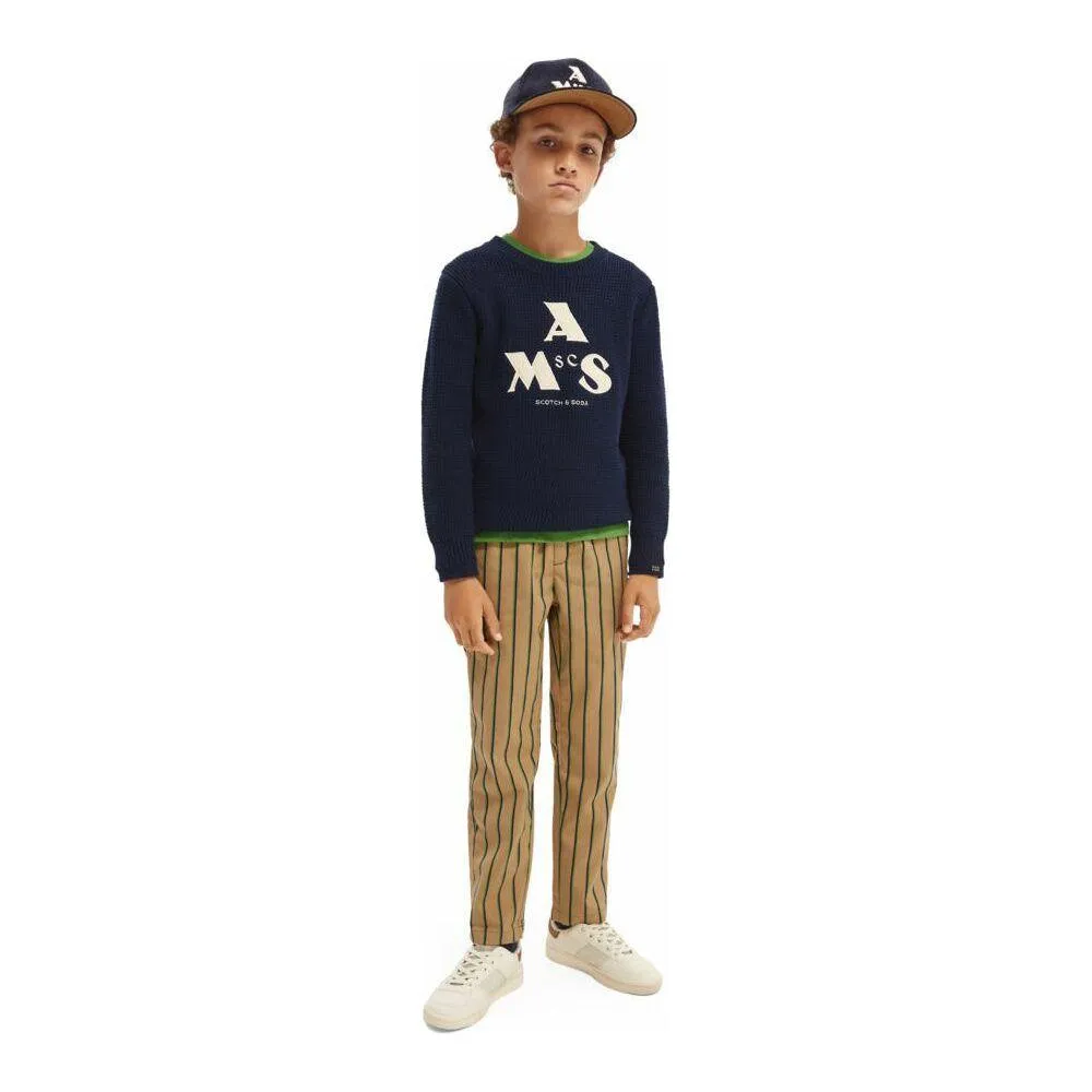 Embroidered Artwork Pullover - Night