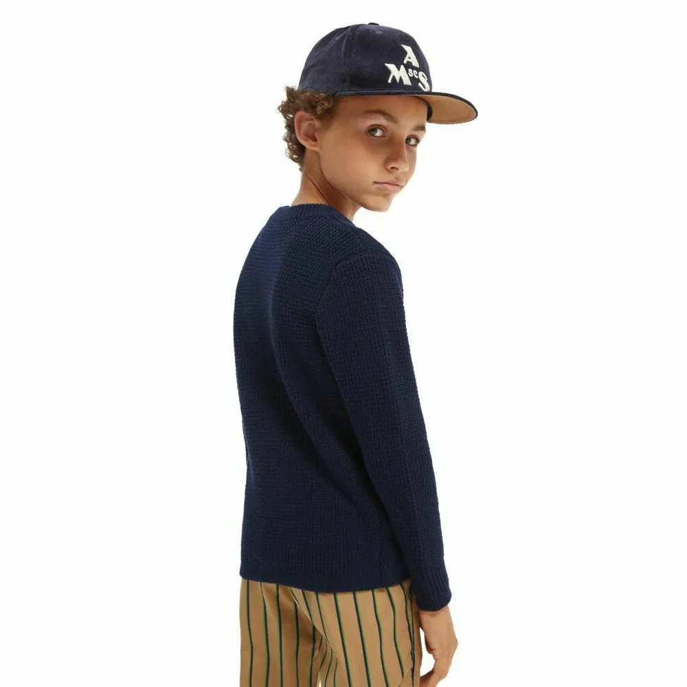 Embroidered Artwork Pullover - Night