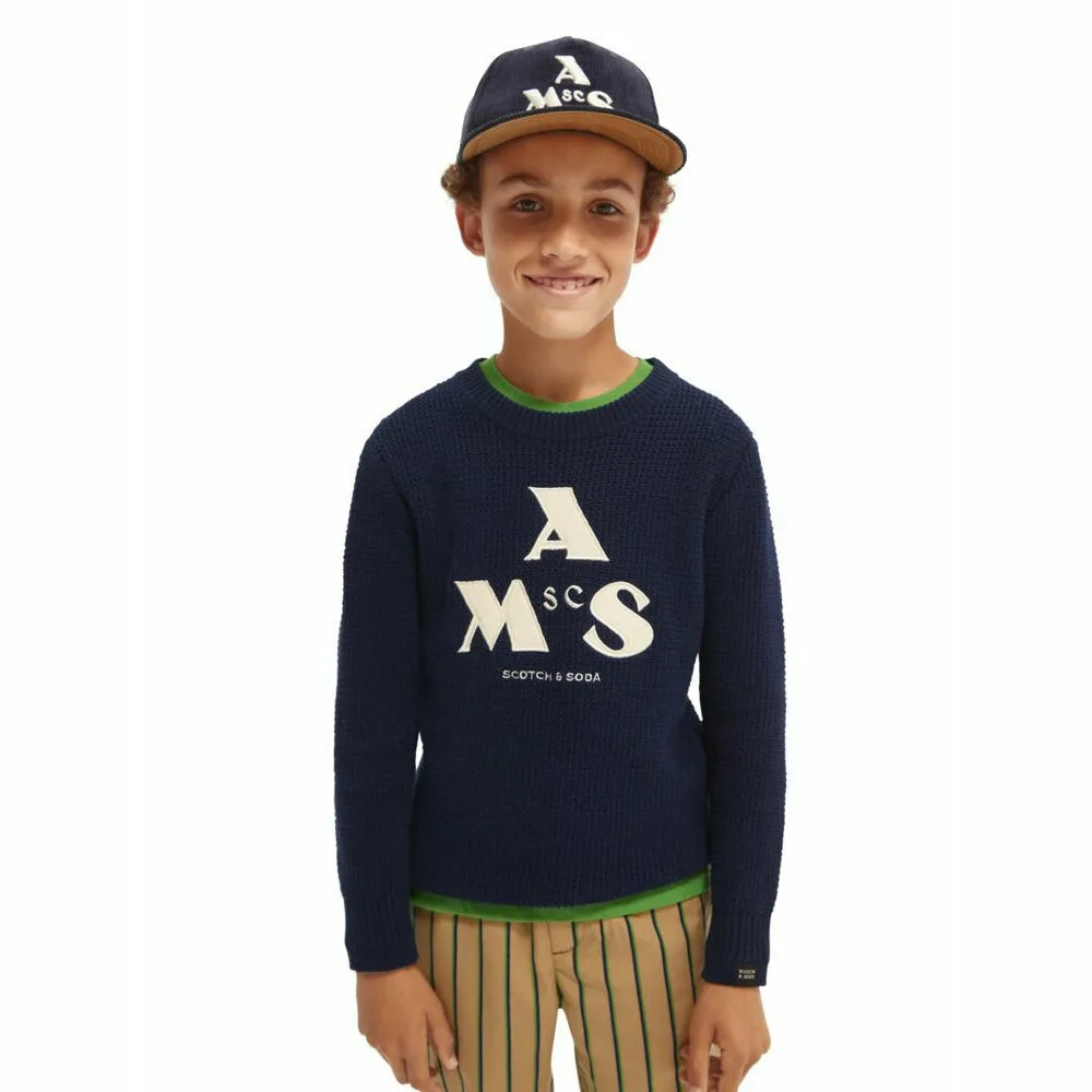 Embroidered Artwork Pullover - Night