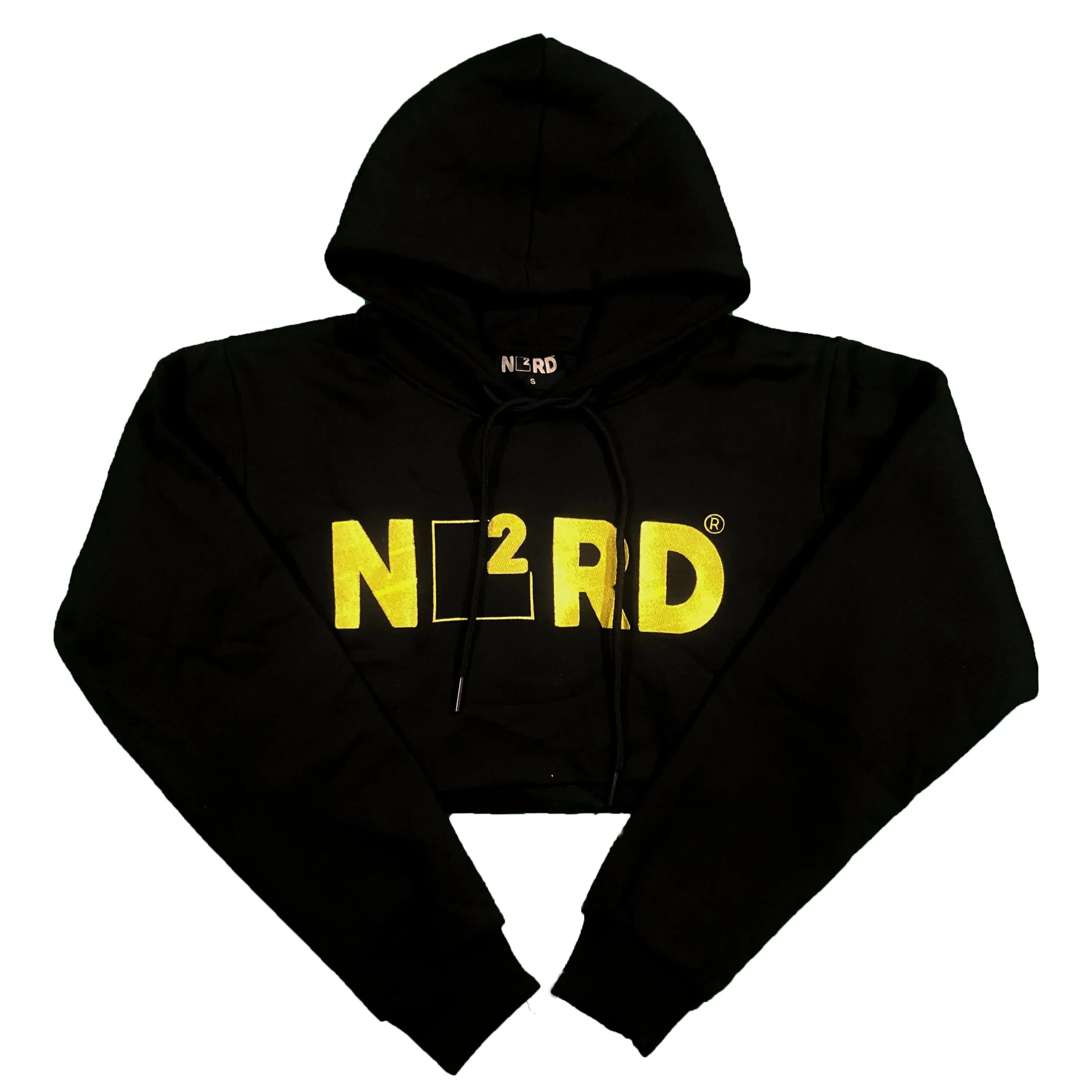 Embroidered N2RD Crop Hoodie