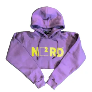 Embroidered N2RD Crop Hoodie
