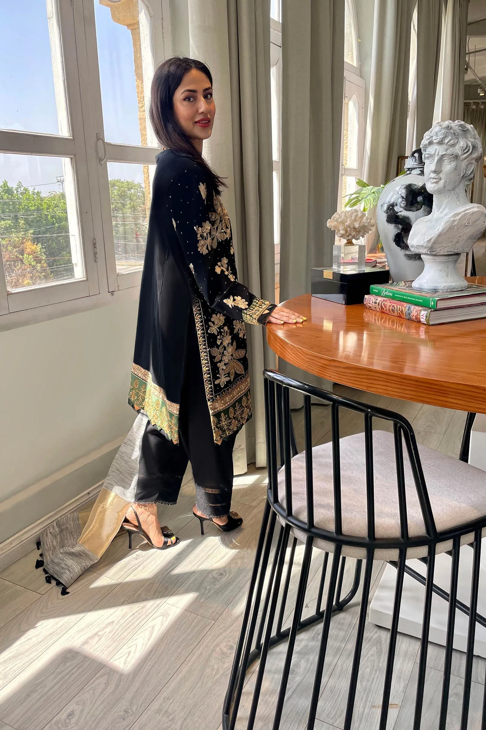 FARIBA (ZL22-11 B) | Zaha Summer Lawn Collection 2022 | Unstitched Embroidered Lawn Suits