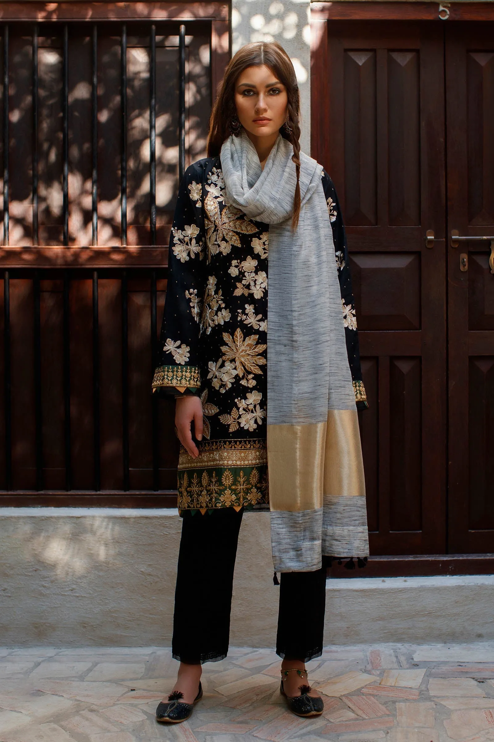 FARIBA (ZL22-11 B) | Zaha Summer Lawn Collection 2022 | Unstitched Embroidered Lawn Suits